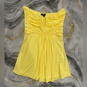 NWOT Yellow SKY Top